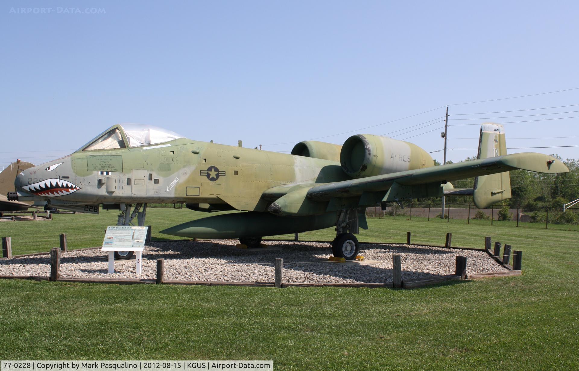 77-0228, 1977 Fairchild Republic A-10A Thunderbolt II C/N A10-0153, Fairchild A-10A