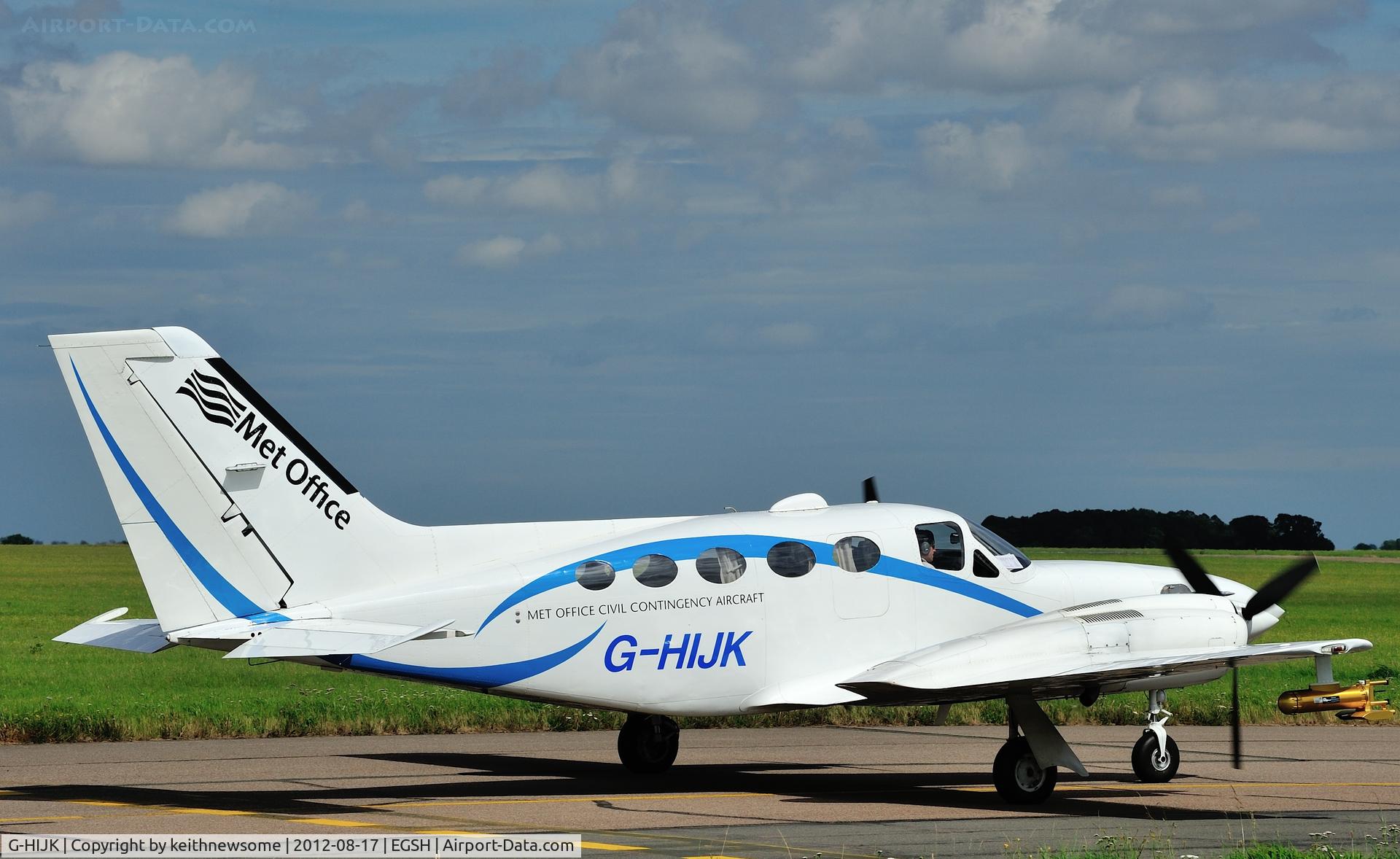 G-HIJK, 1977 Cessna 421C Golden Eagle C/N 421C-0218, Golden Eagle with 'droplet measurement' devices attached !