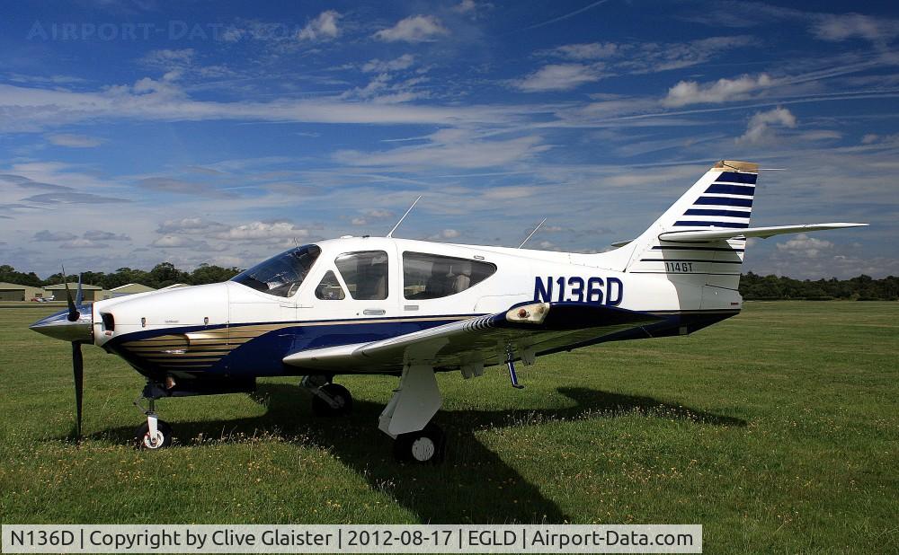 N136D, 1978 Rockwell Commander 114GT C/N 14361, Ex ZS-NBI > N136D - Global Energy Aviation Inc Trustee and is based at Fairoaks (EGTF).