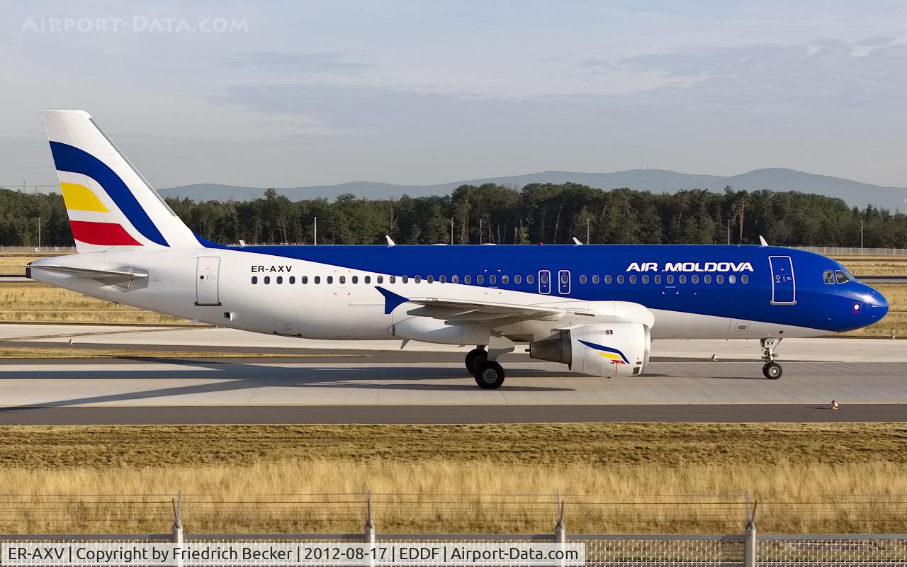 ER-AXV, 1996 Airbus A320-211 C/N 622, taxying to the gate