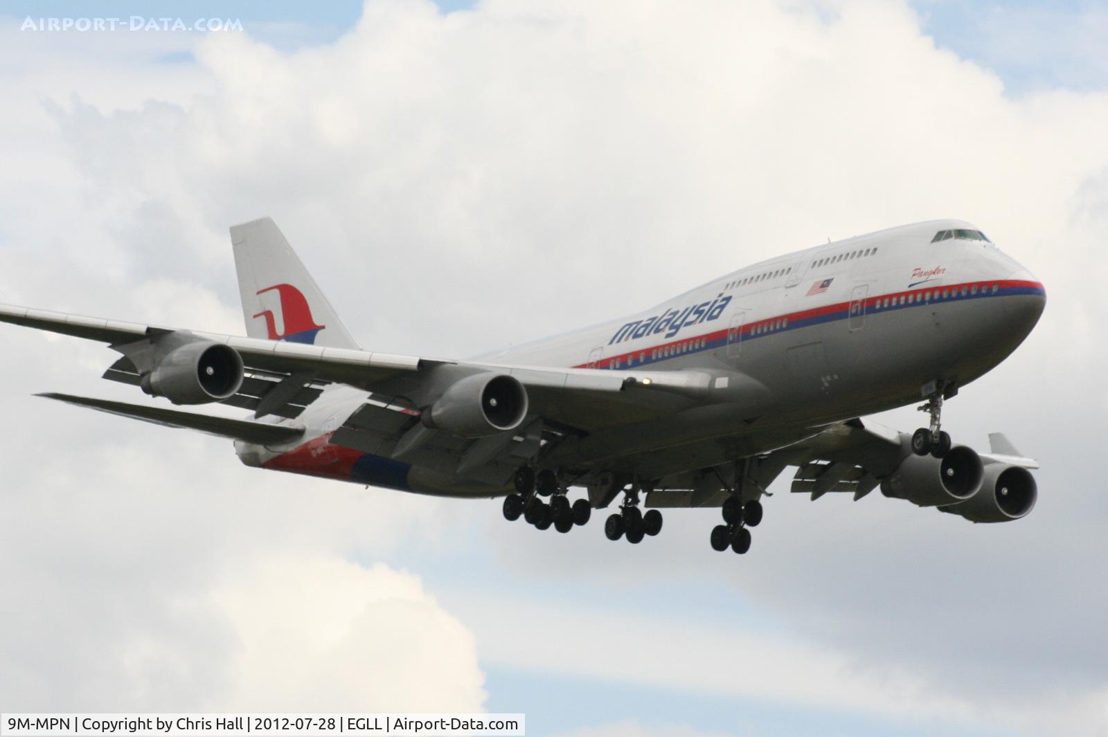 9M-MPN, 2000 Boeing 747-4H6 C/N 28432, Malaysia Airlines