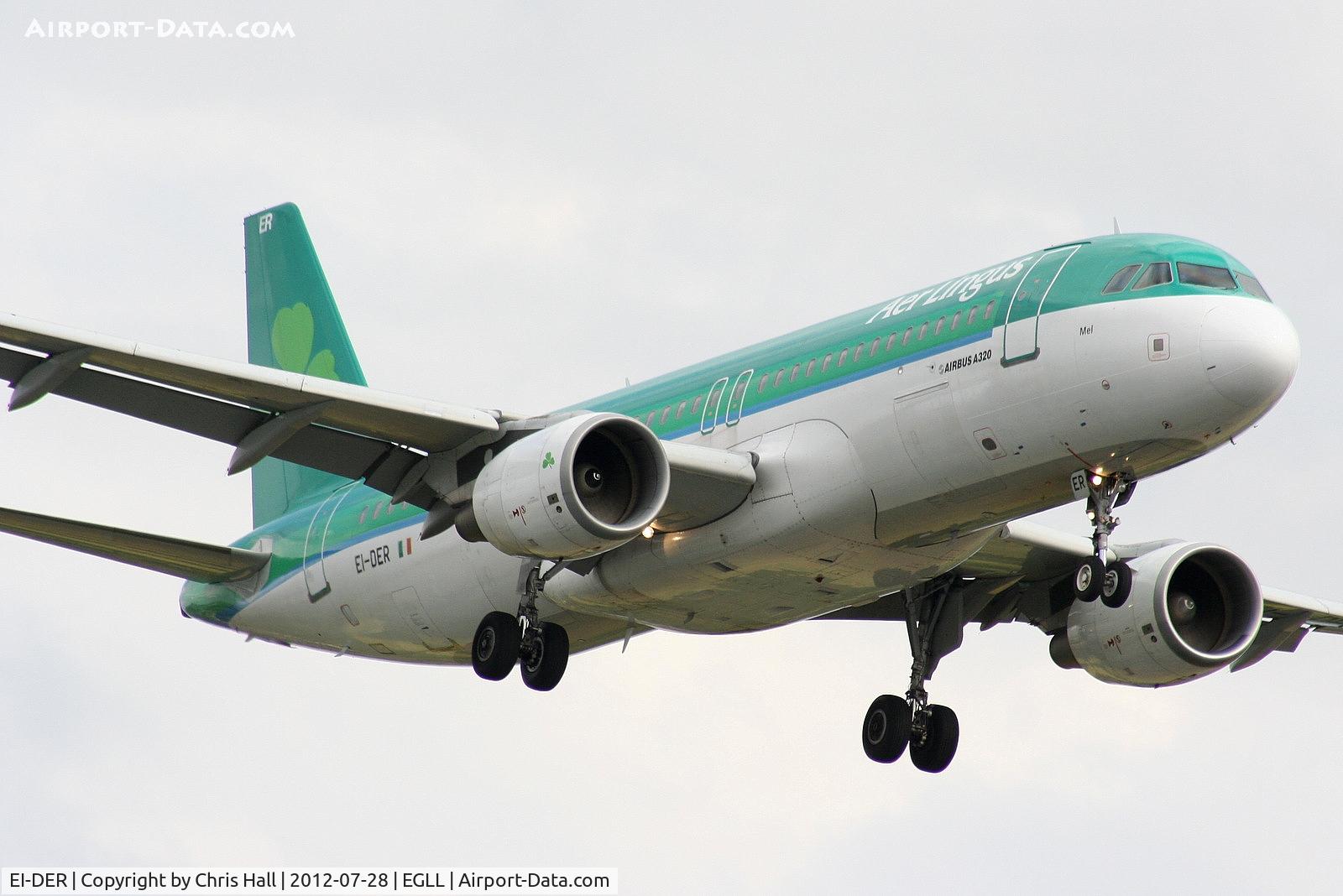 EI-DER, 2005 Airbus A320-214 C/N 2583, Aer Lingus