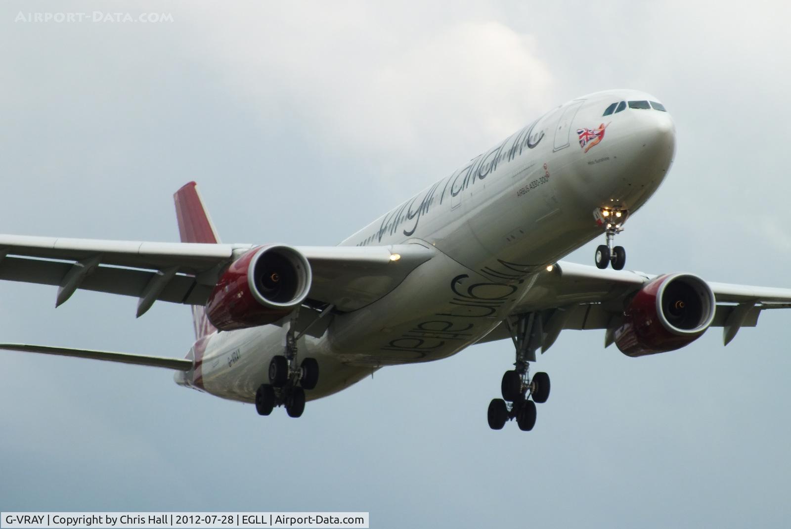 G-VRAY, 2012 Airbus A330-343X C/N 1296, Virgin Atlantic Airways