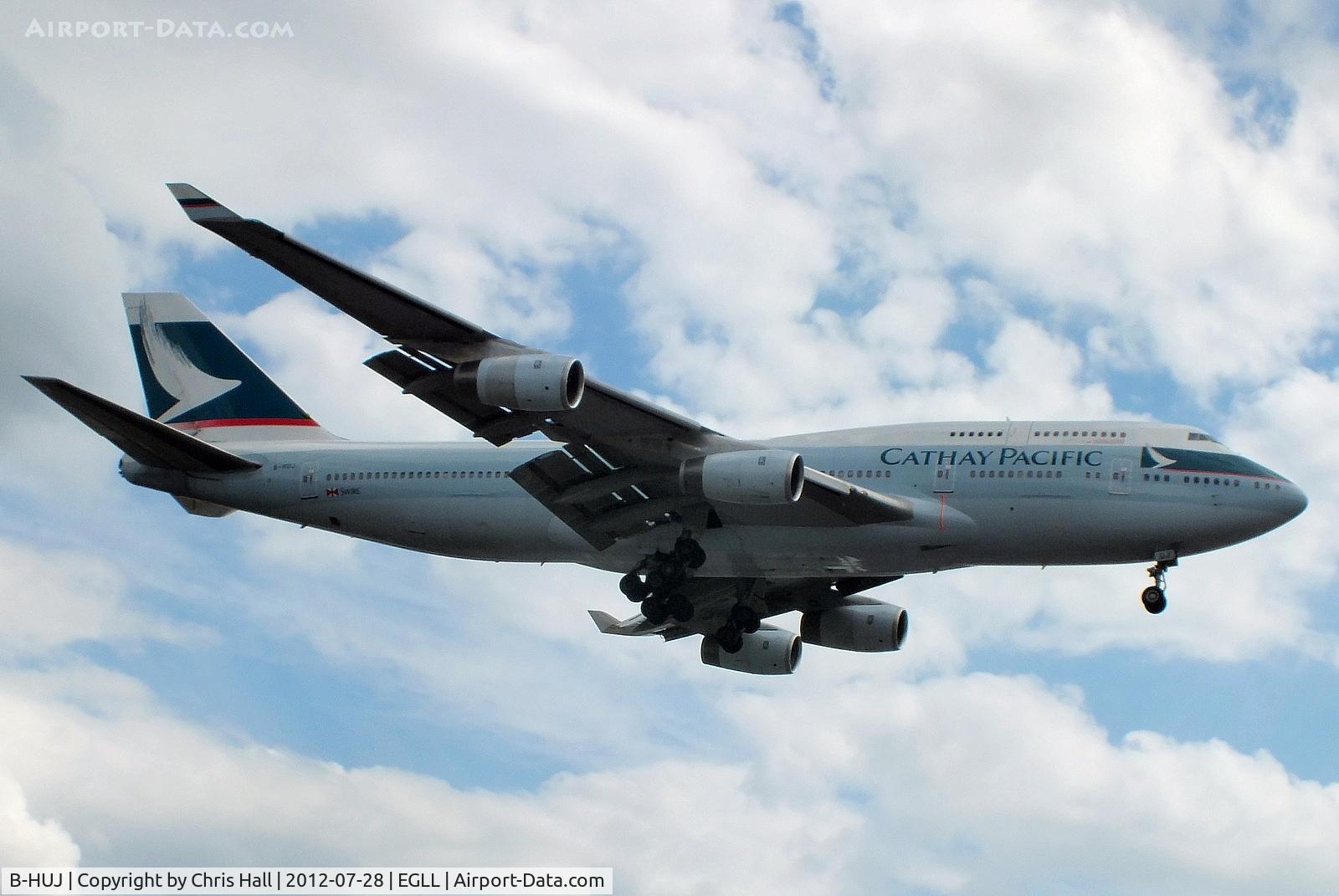 B-HUJ, 1995 Boeing 747-467 C/N 27595, Cathay Pacific