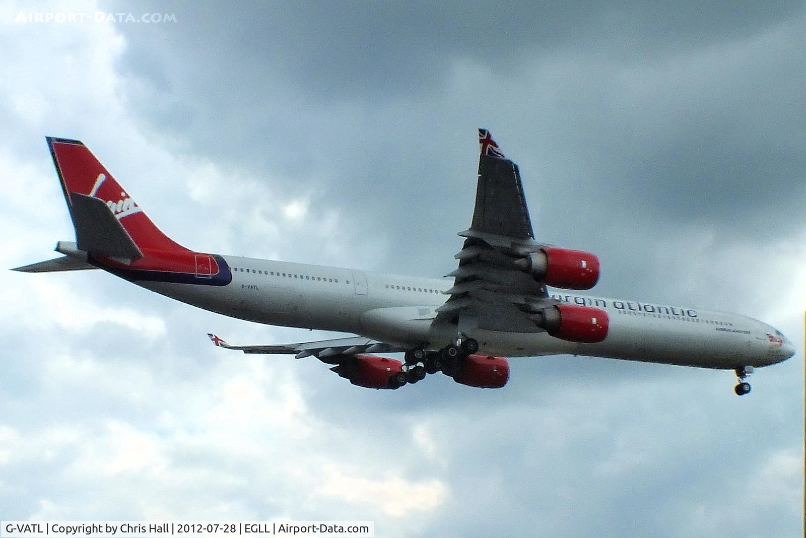 G-VATL, 2001 Airbus A340-642 C/N 376, Virgin Atlantic Airways
