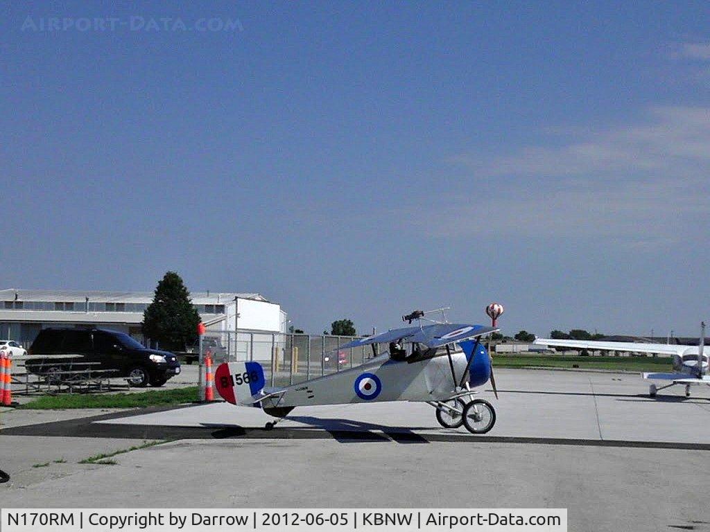 N170RM, 1998 Nieuport 17 Replica C/N 30, @ KBNW - 06/05/2012