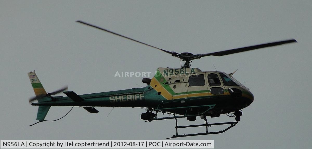 N956LA, 2010 Eurocopter AS-350B-2 Ecureuil Ecureuil C/N 7047, Headed northbound after assisting Officers