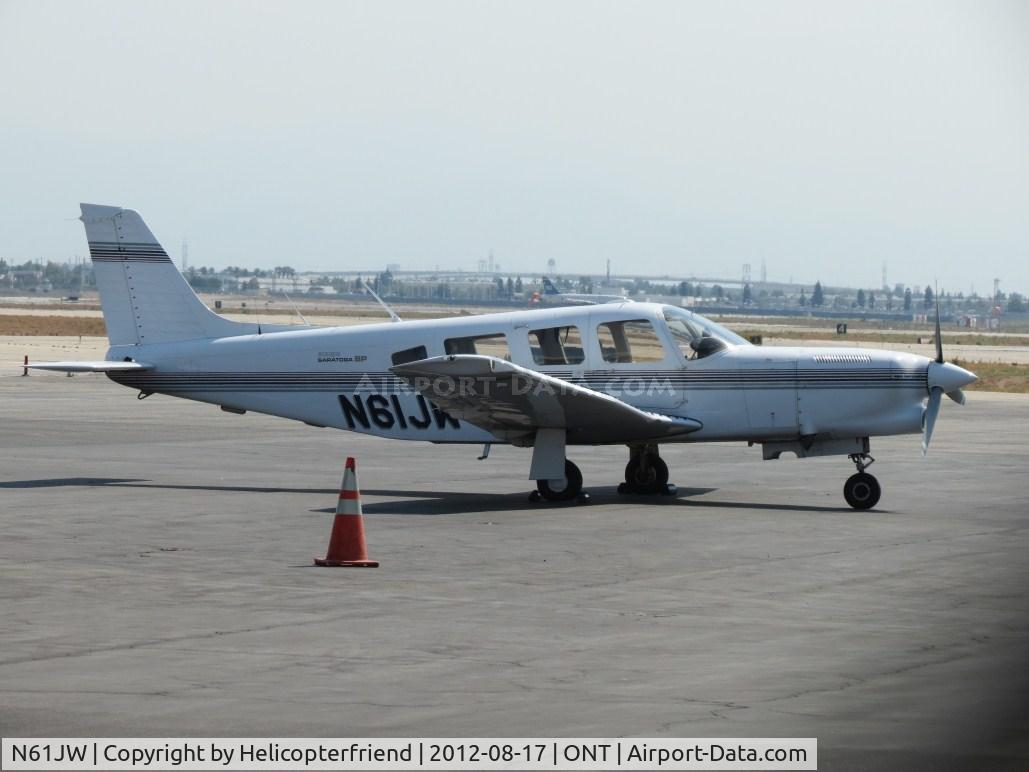 N61JW, 1979 Piper PA-32R-301T Turbo Saratoga C/N 32R-8029023, Just parked at Atlantic Executive Terminal