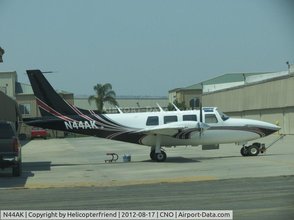 N44AK, 1978 Smith Aerostar 601P C/N 61P-0481-194, Working on her outside a hanger