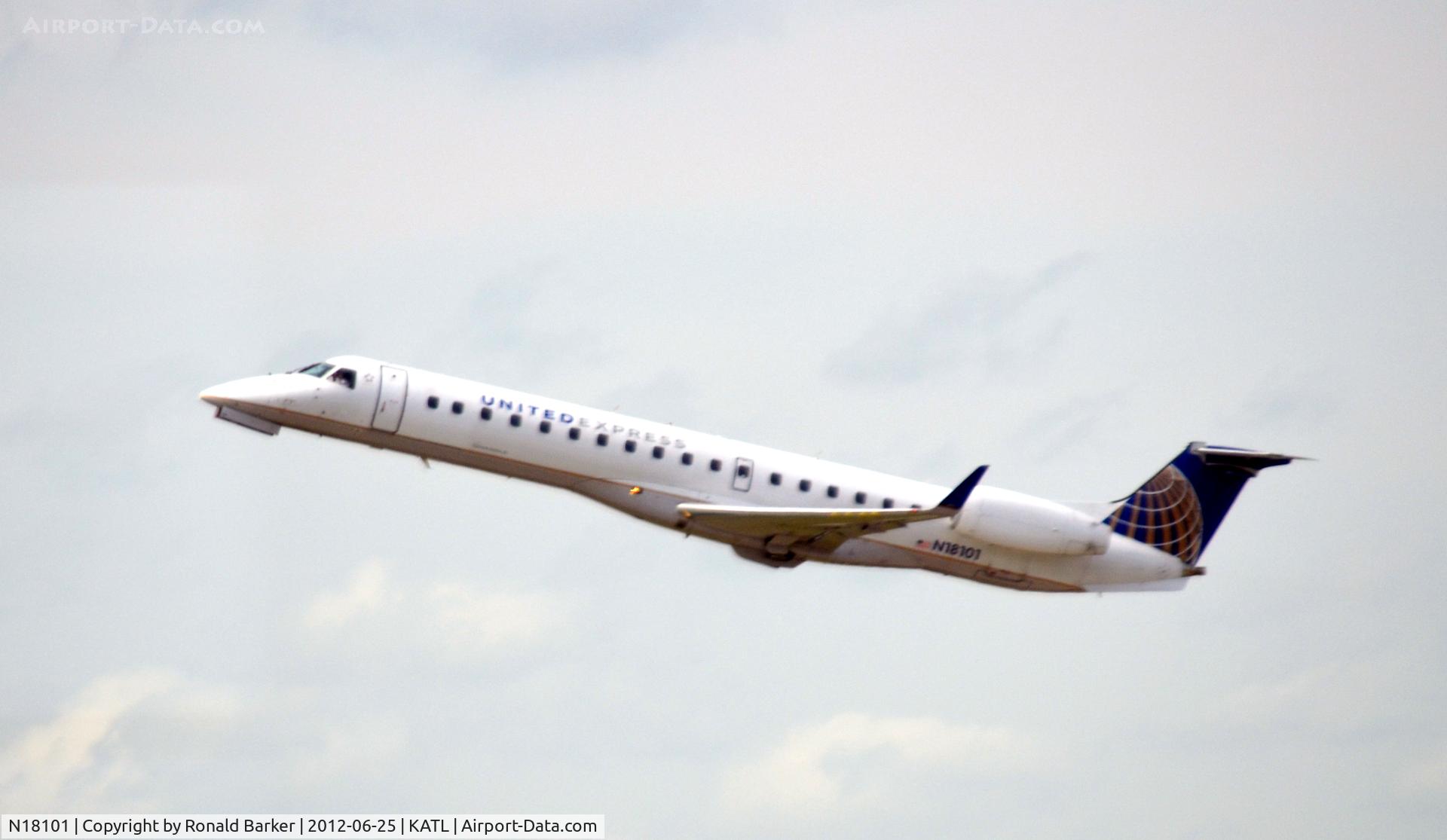N18101, 2002 Embraer ERJ-145XR (EMB-145XR) C/N 145590, Takeoff ATL
