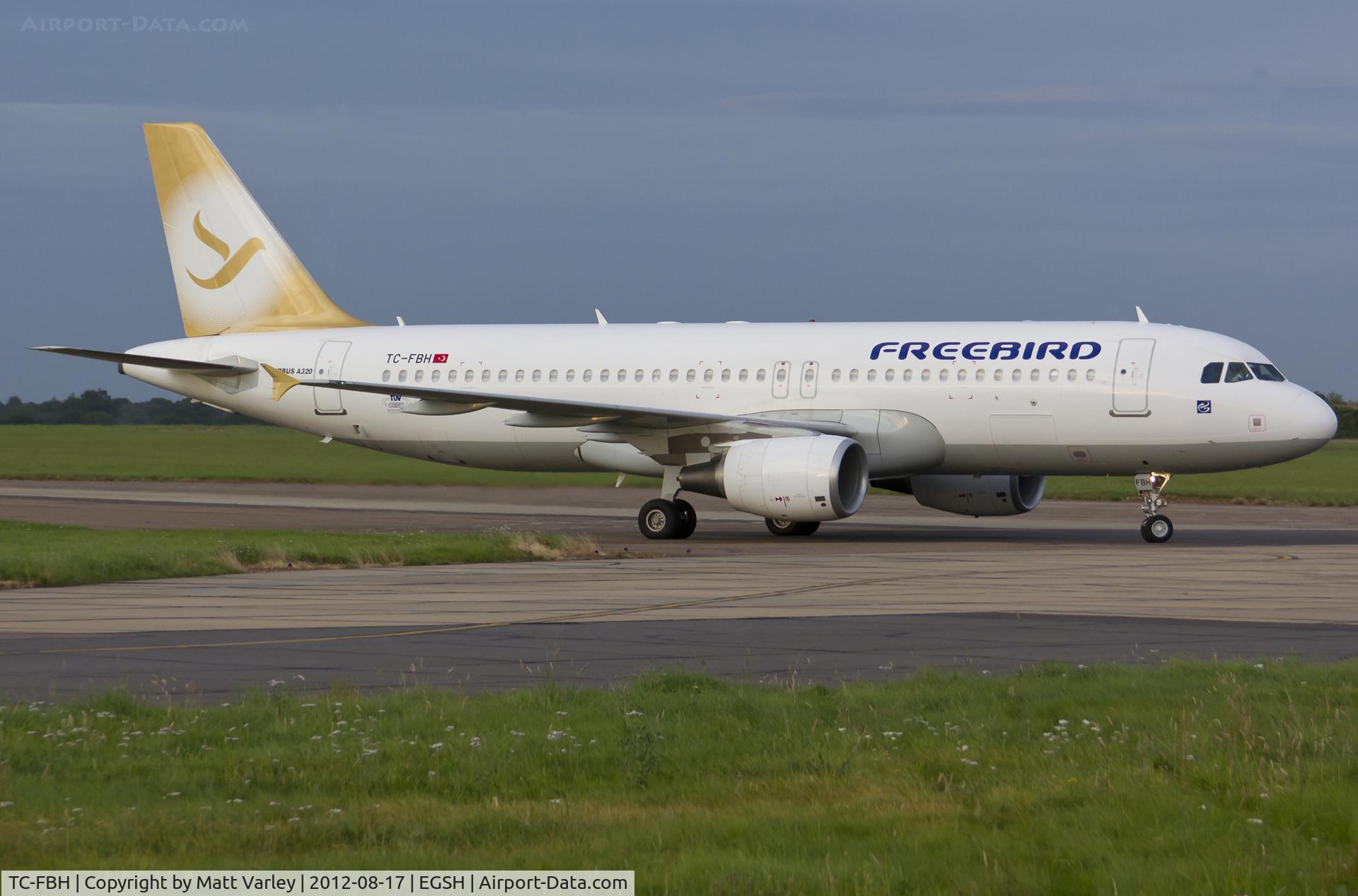 TC-FBH, 2010 Airbus A320-214 C/N 4207, Arriving at the NWI terminal as the sun was setting.