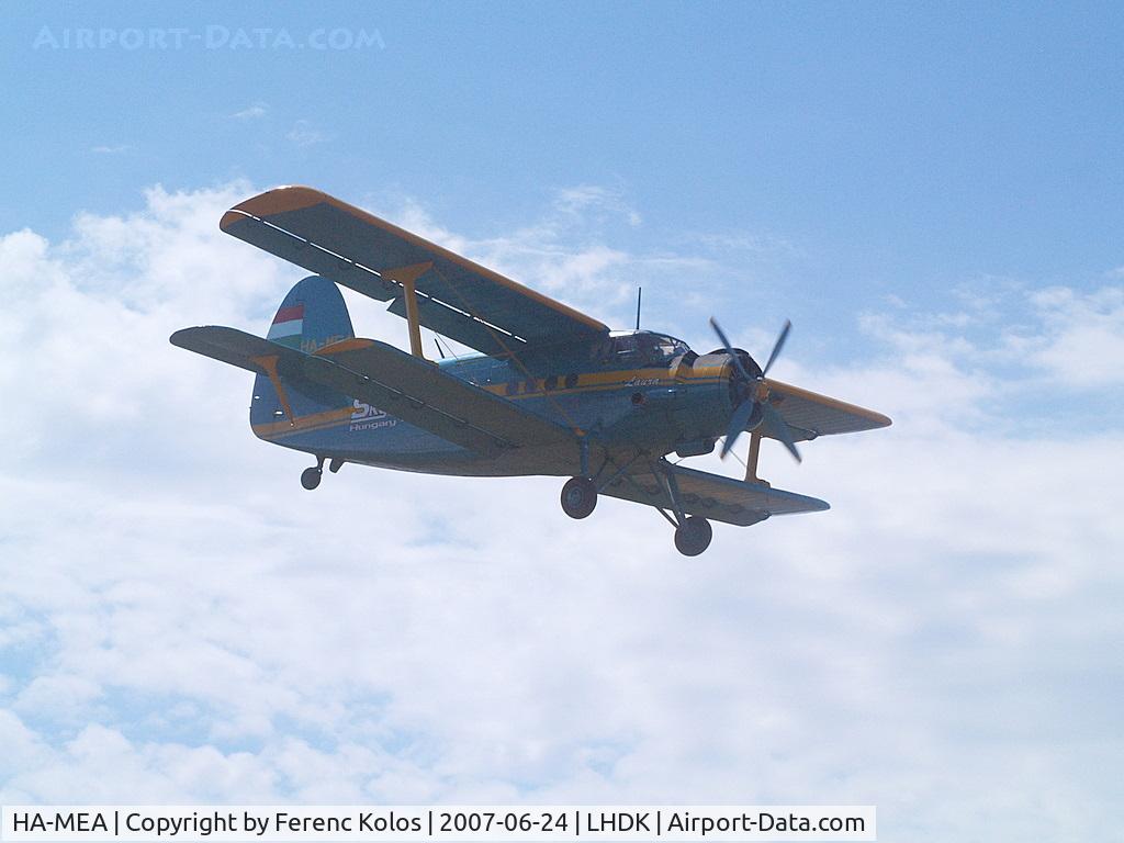 HA-MEA, 1979 PZL-Mielec An-2R C/N 1G186-07, Dunakeszi