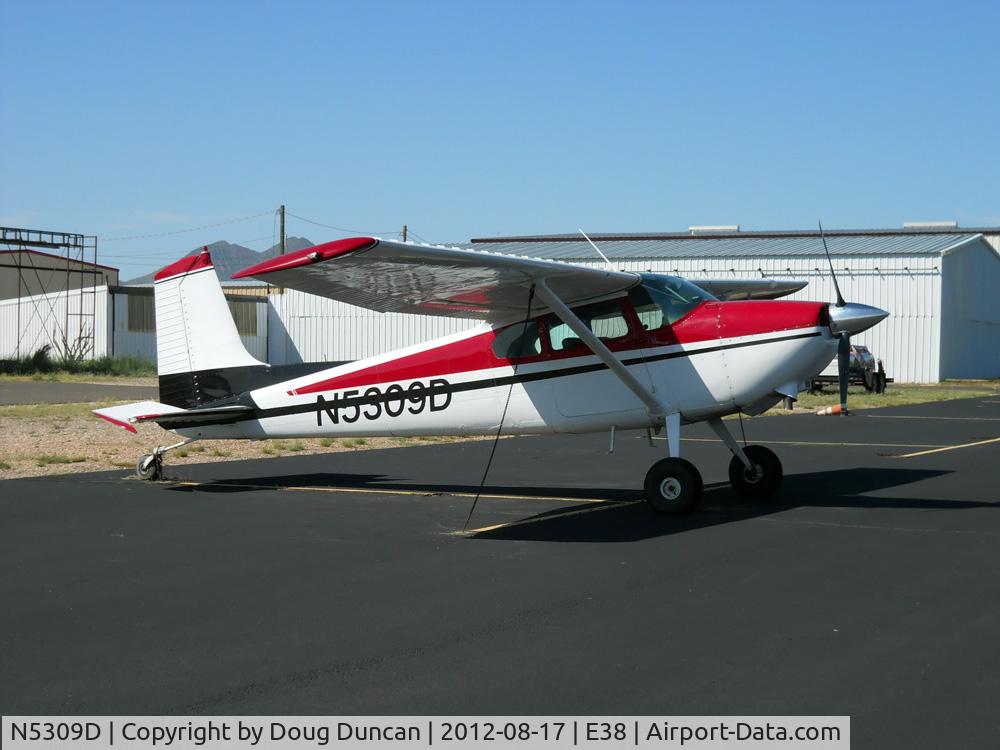 N5309D, 1958 Cessna 180A C/N 50207, Seen at Alpine-Casparis Airport in Alpine, Texas