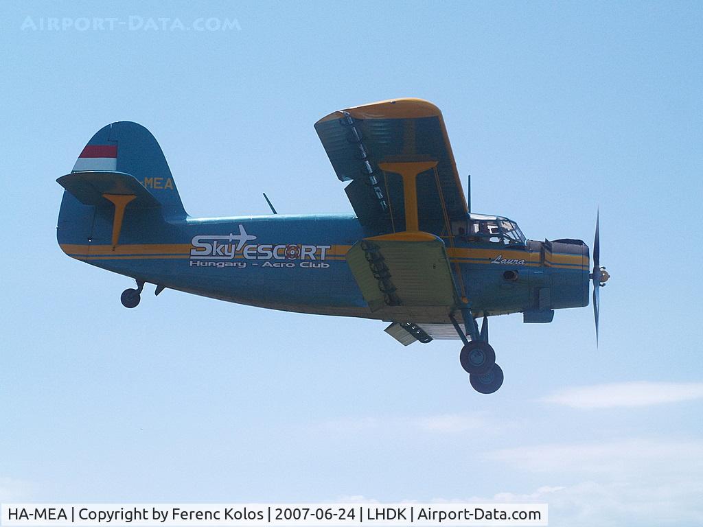 HA-MEA, 1979 PZL-Mielec An-2R C/N 1G186-07, Dunakeszi