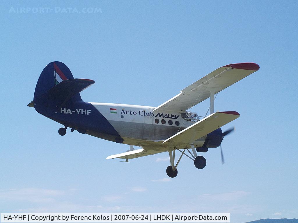 HA-YHF, 1988 PZL-Mielec AN-2PF C/N 1G224-13, Dunakeszi