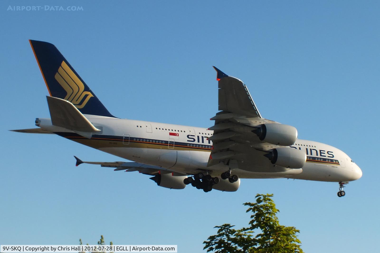 9V-SKQ, 2011 Airbus A380-841 C/N 079, Singapore Airlines
