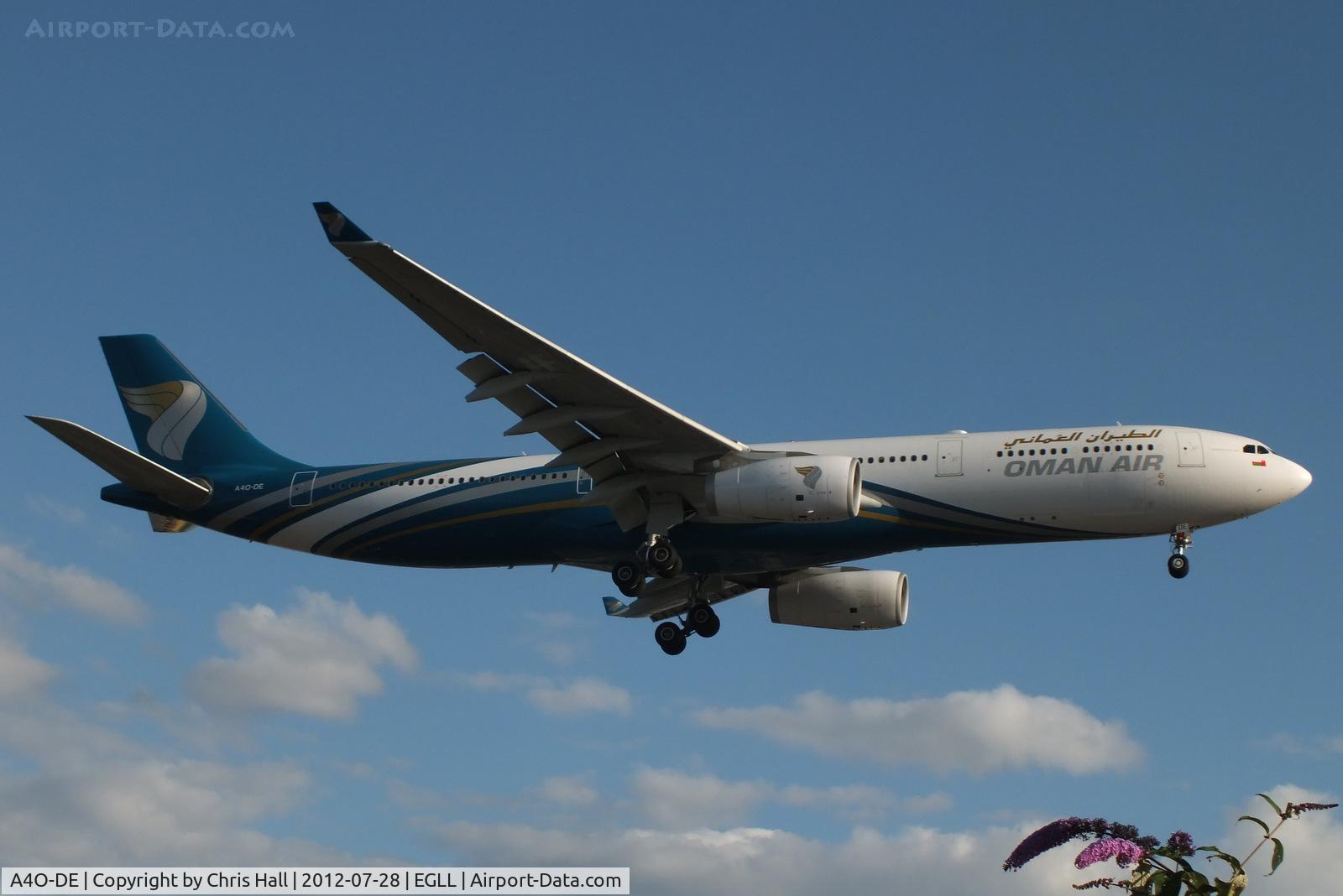 A4O-DE, 2009 Airbus A330-343 C/N 1093, Oman Air