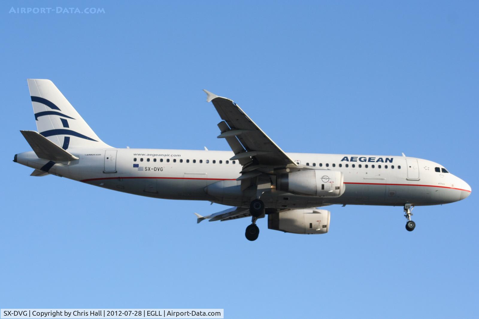 SX-DVG, 2006 Airbus A320-232 C/N 3033, Aegean Airlines