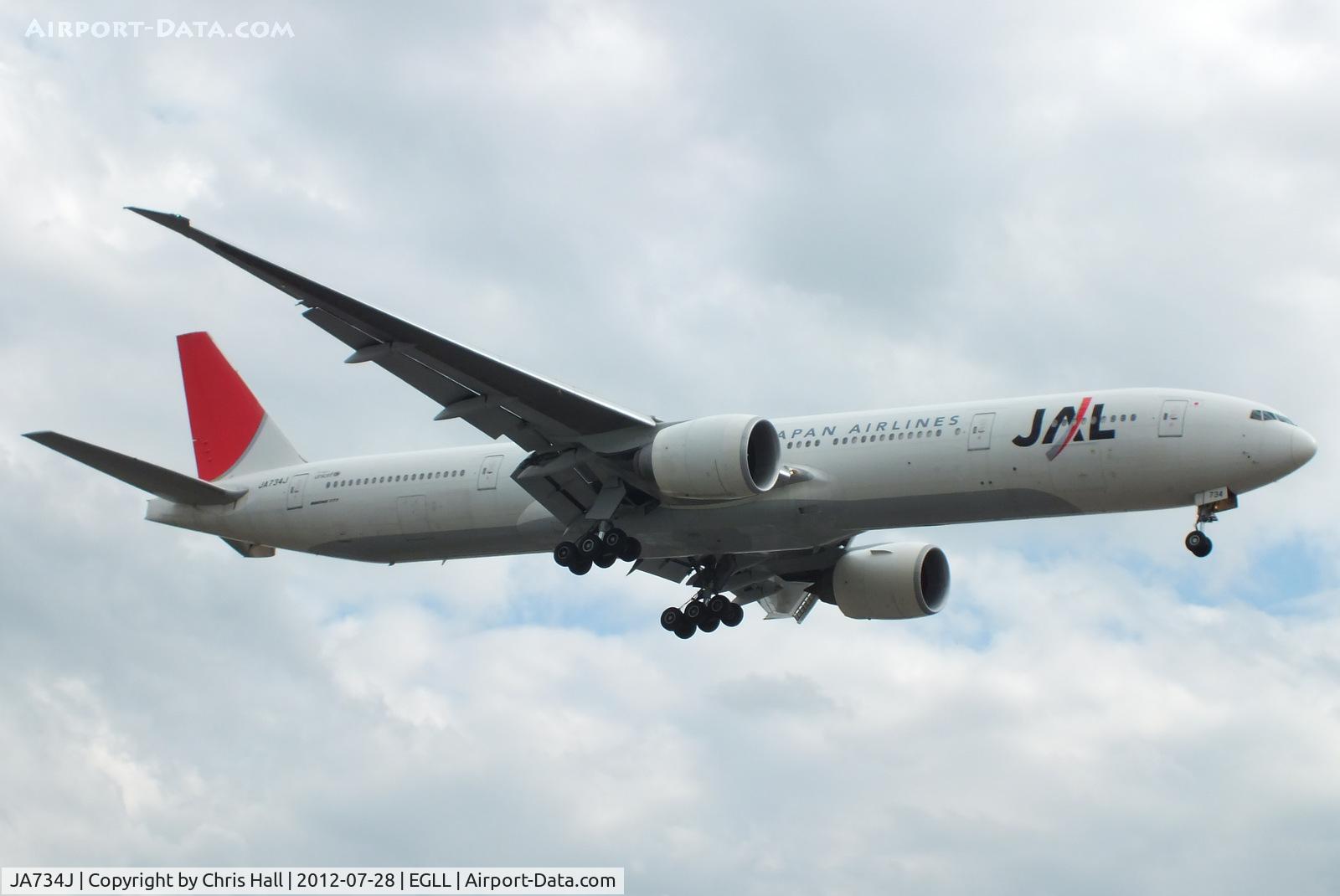 JA734J, 2005 Boeing 777-346/ER C/N 32433, Japan Airlines