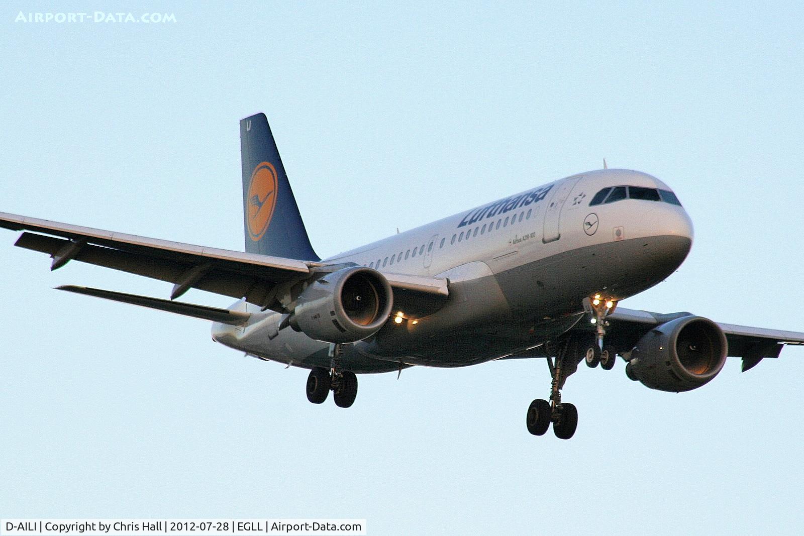 D-AILI, 1997 Airbus A319-114 C/N 651, Lufthansa