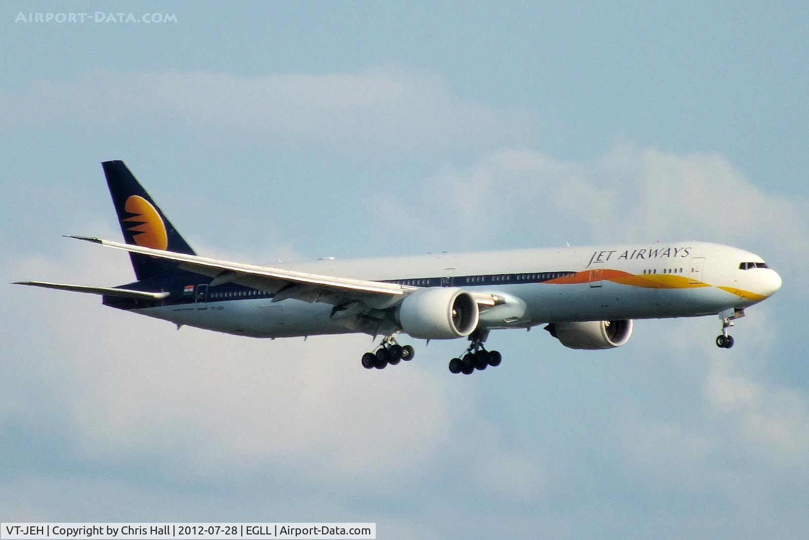 VT-JEH, 2007 Boeing 777-35R/ER C/N 35166, Jet Airways