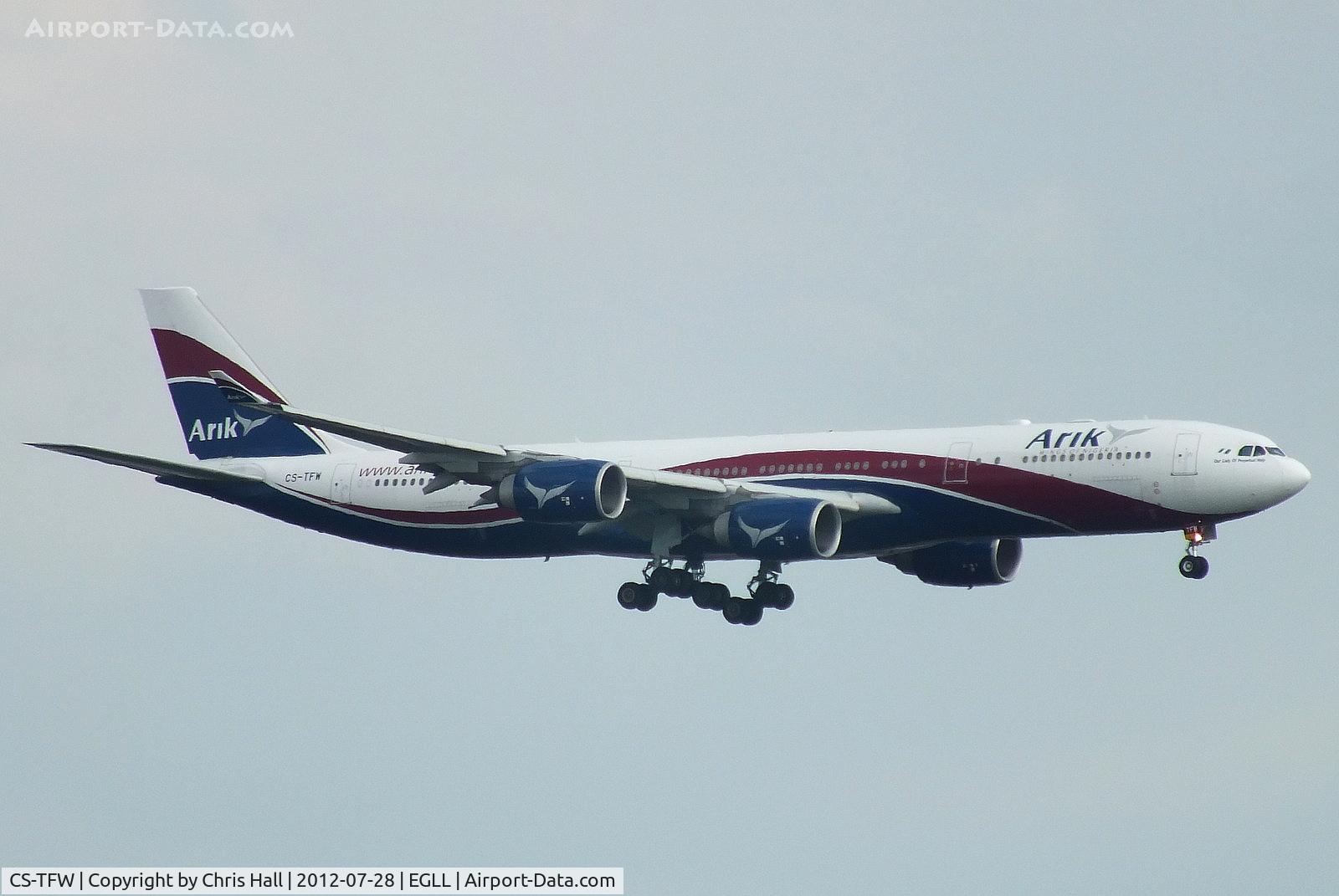 CS-TFW, 2008 Airbus A340-542 C/N 910, Arik Air