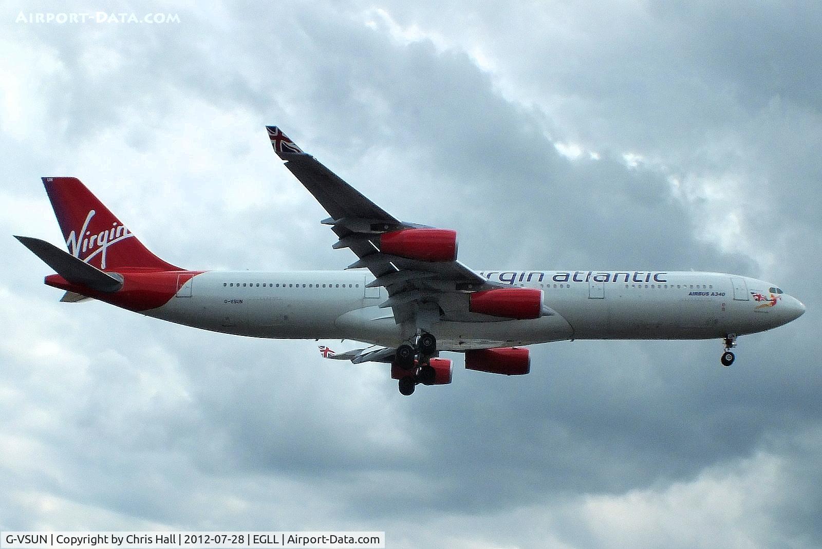 G-VSUN, 1996 Airbus A340-313 C/N 114, Virgin Atlantic Airways