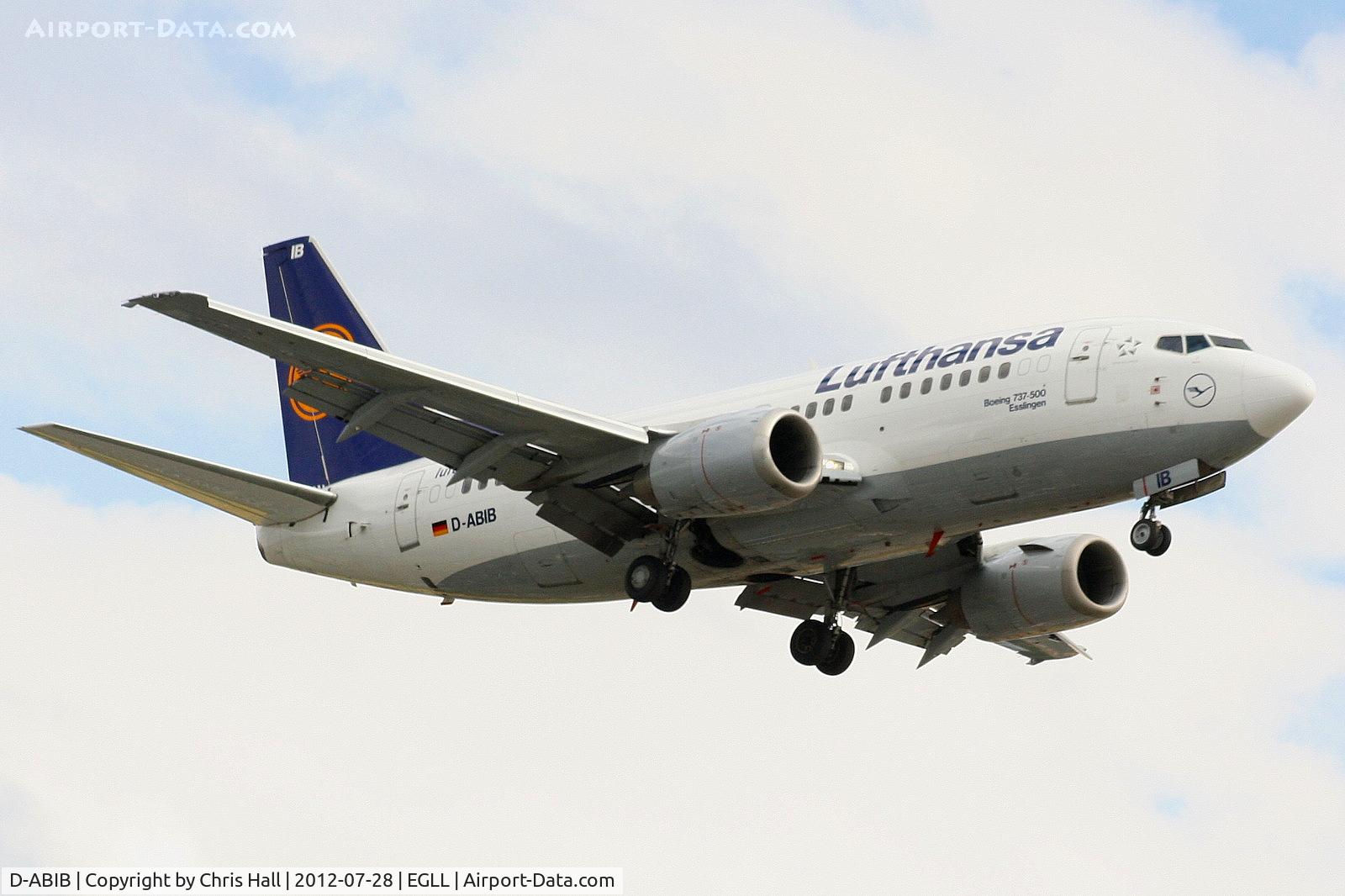 D-ABIB, 1990 Boeing 737-530 C/N 24816, Lufthansa