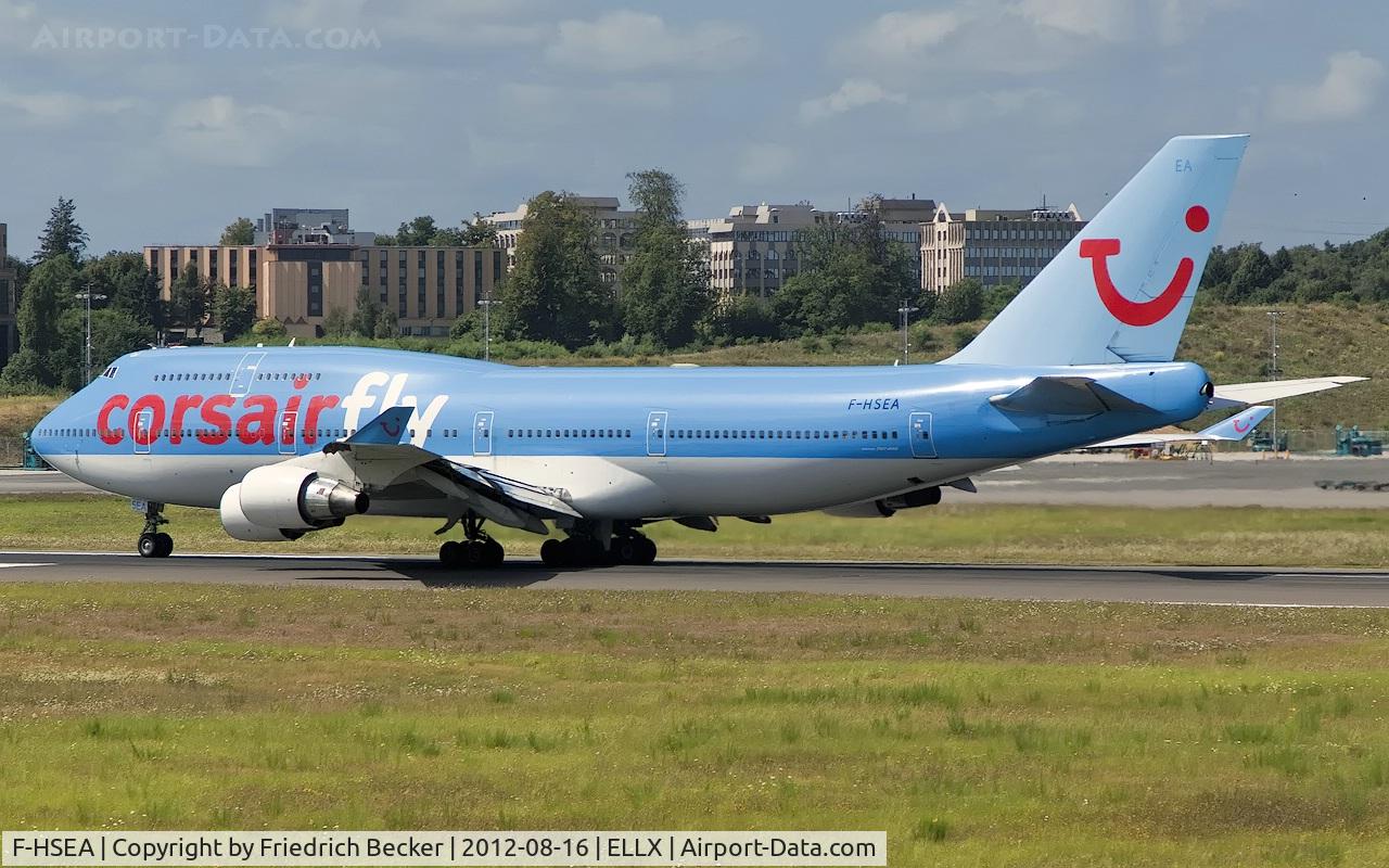 F-HSEA, 1992 Boeing 747-422 C/N 26877, departure via RW24