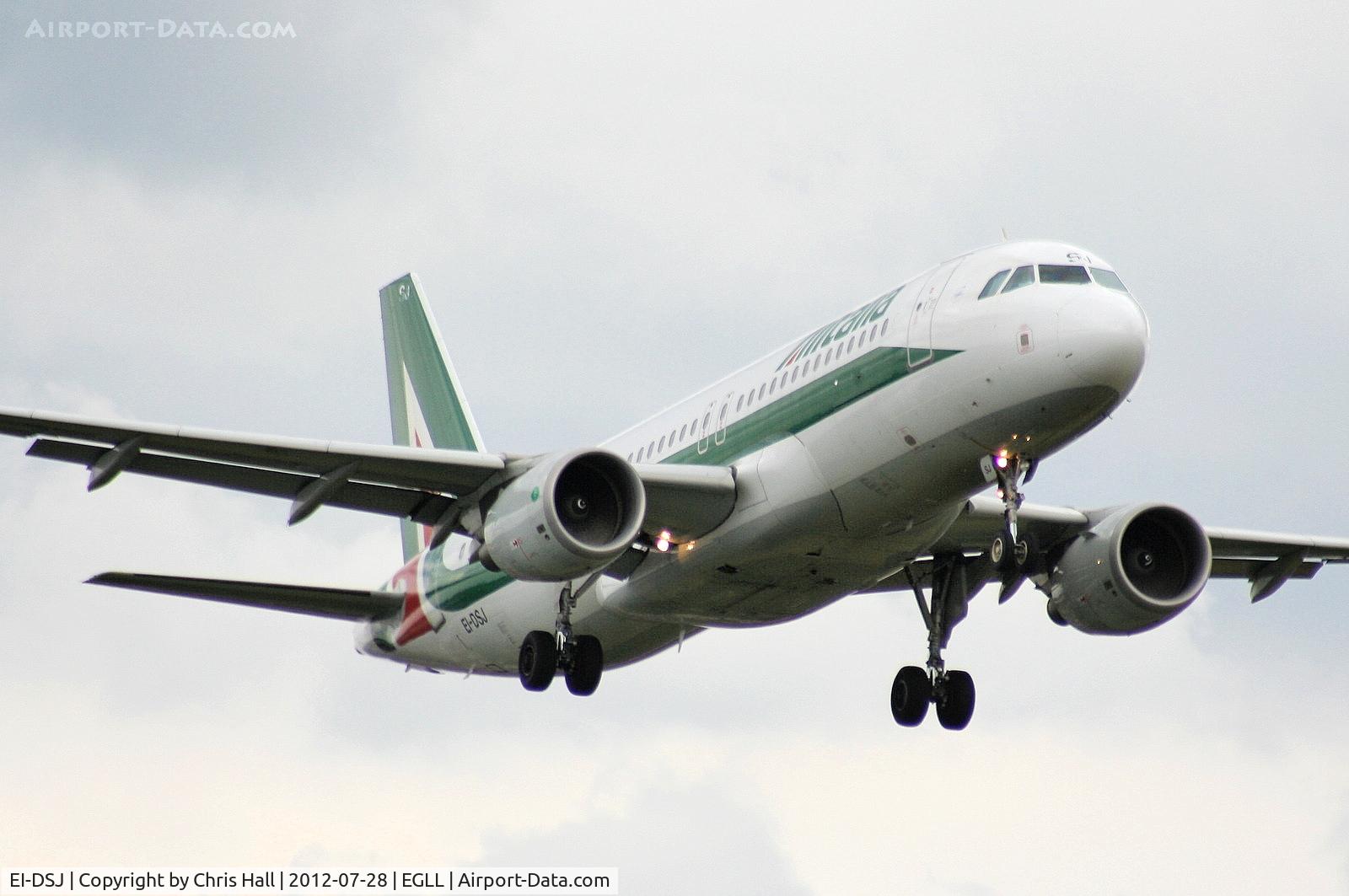 EI-DSJ, 2007 Airbus A320-216 C/N 3295, Alitalia