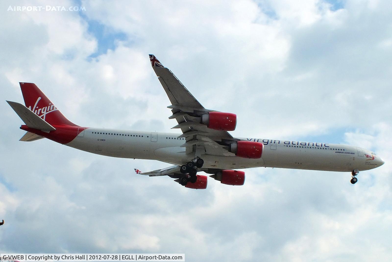G-VWEB, 2006 Airbus A340-642 C/N 787, Virgin Atlantic Airways