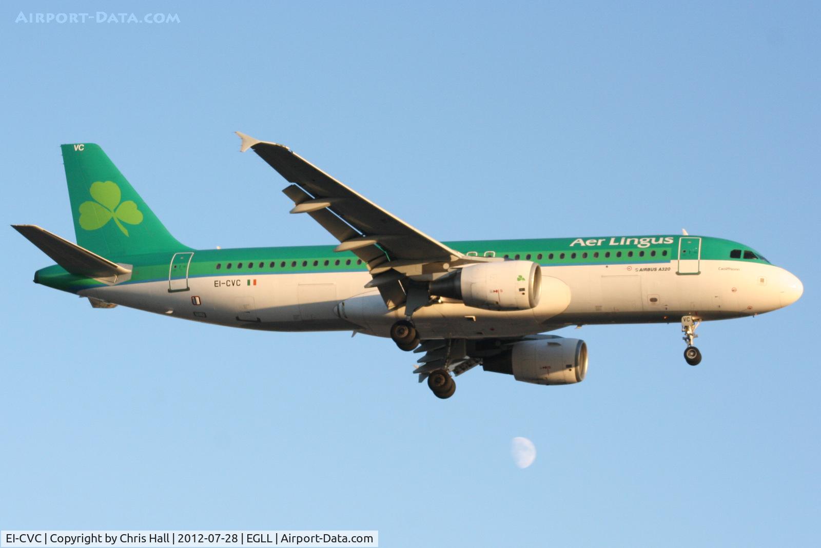 EI-CVC, 2001 Airbus A320-214 C/N 1443, Aer Lingus