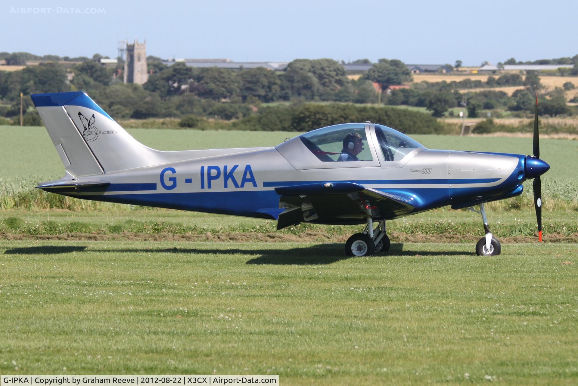 G-IPKA, 2005 Alpi Aviation Pioneer 300 C/N PFA 330-14355, Just landed.