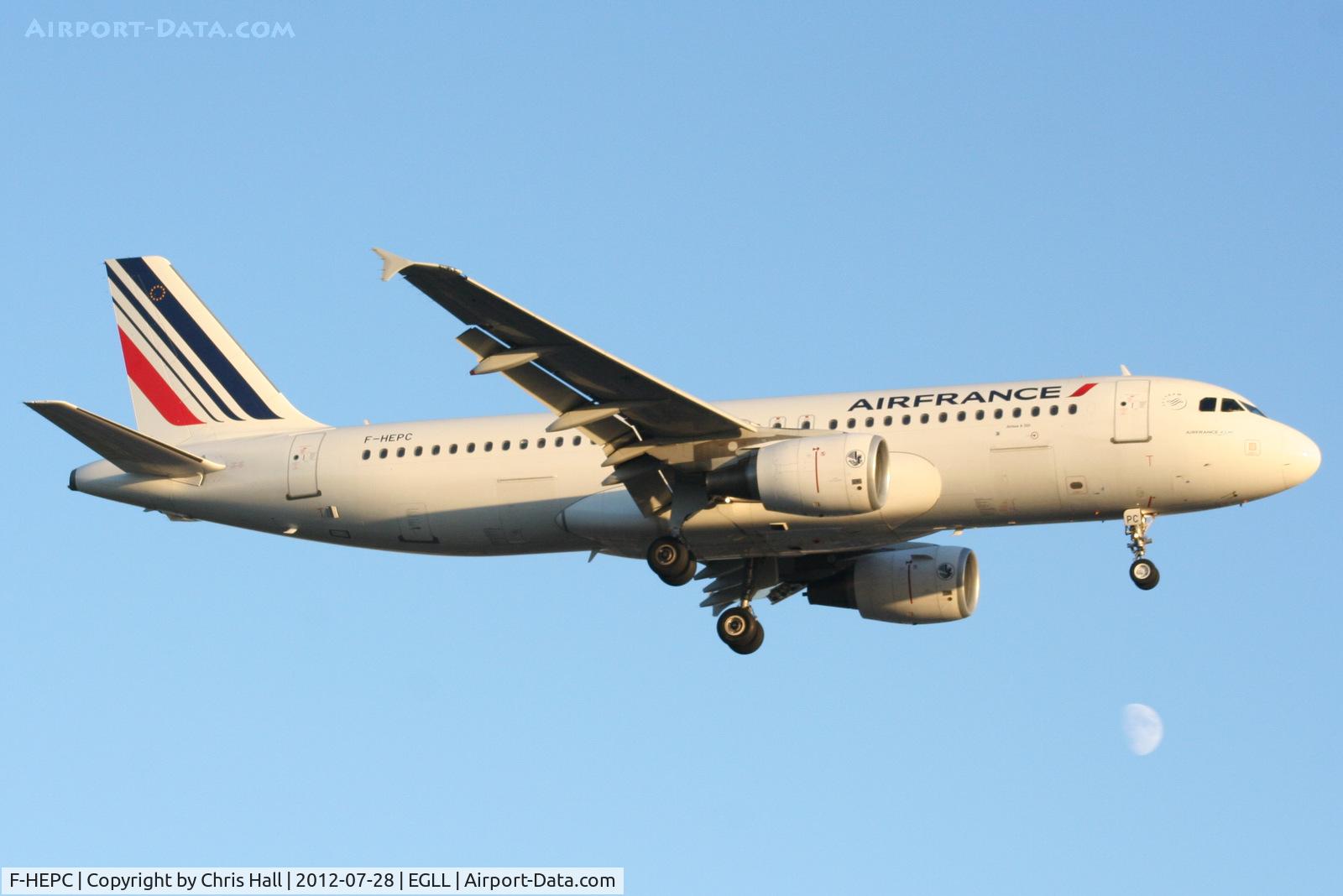 F-HEPC, 2010 Airbus A320-214 C/N 4267, Air France
