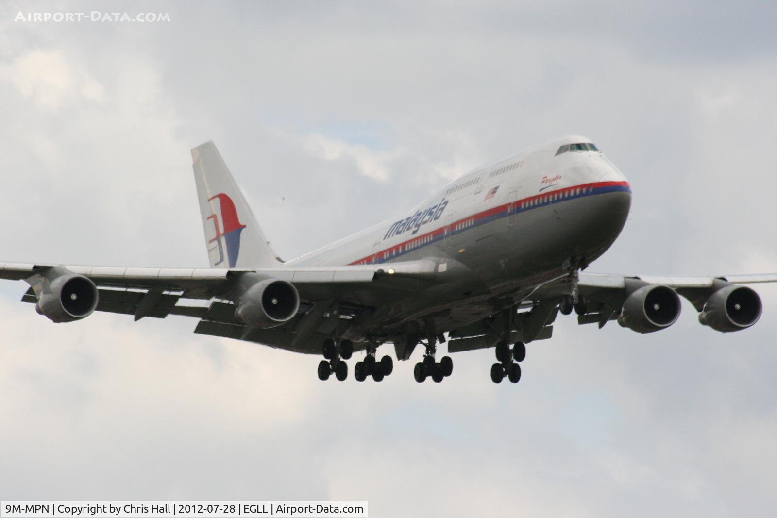 9M-MPN, 2000 Boeing 747-4H6 C/N 28432, Malaysia Airlines