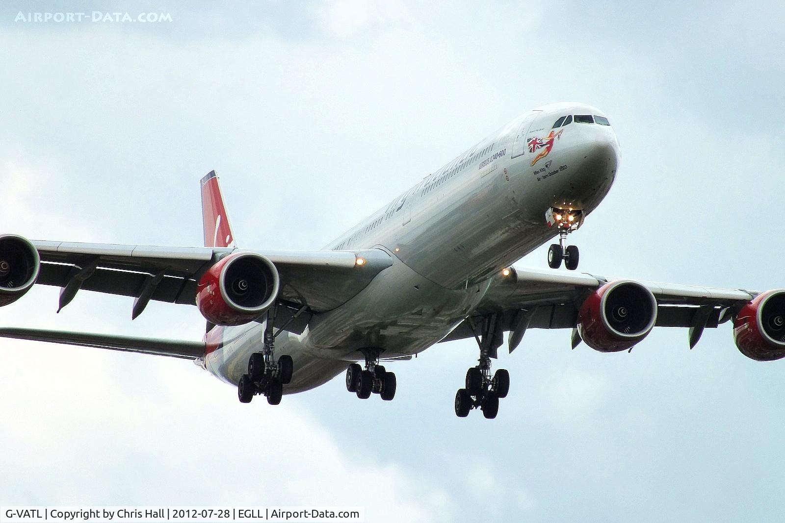 G-VATL, 2001 Airbus A340-642 C/N 376, Virgin Atlantic Airways
