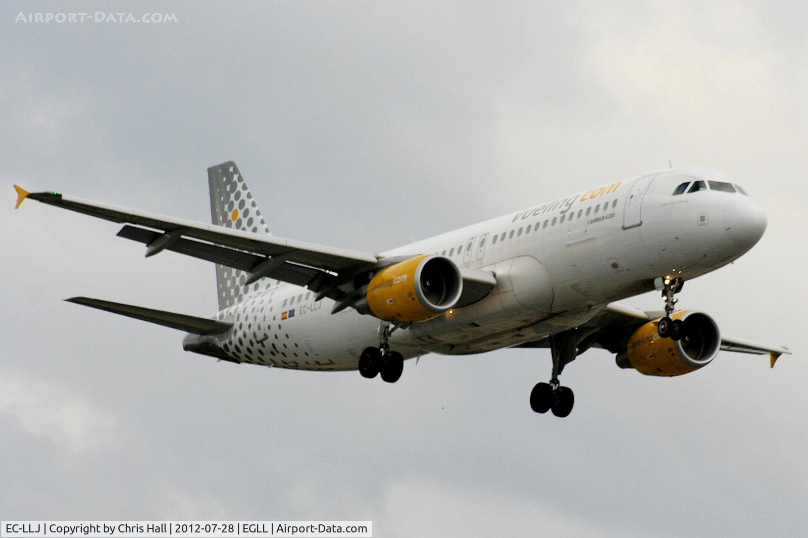 EC-LLJ, 2011 Airbus A320-214 C/N 4661, Vueling