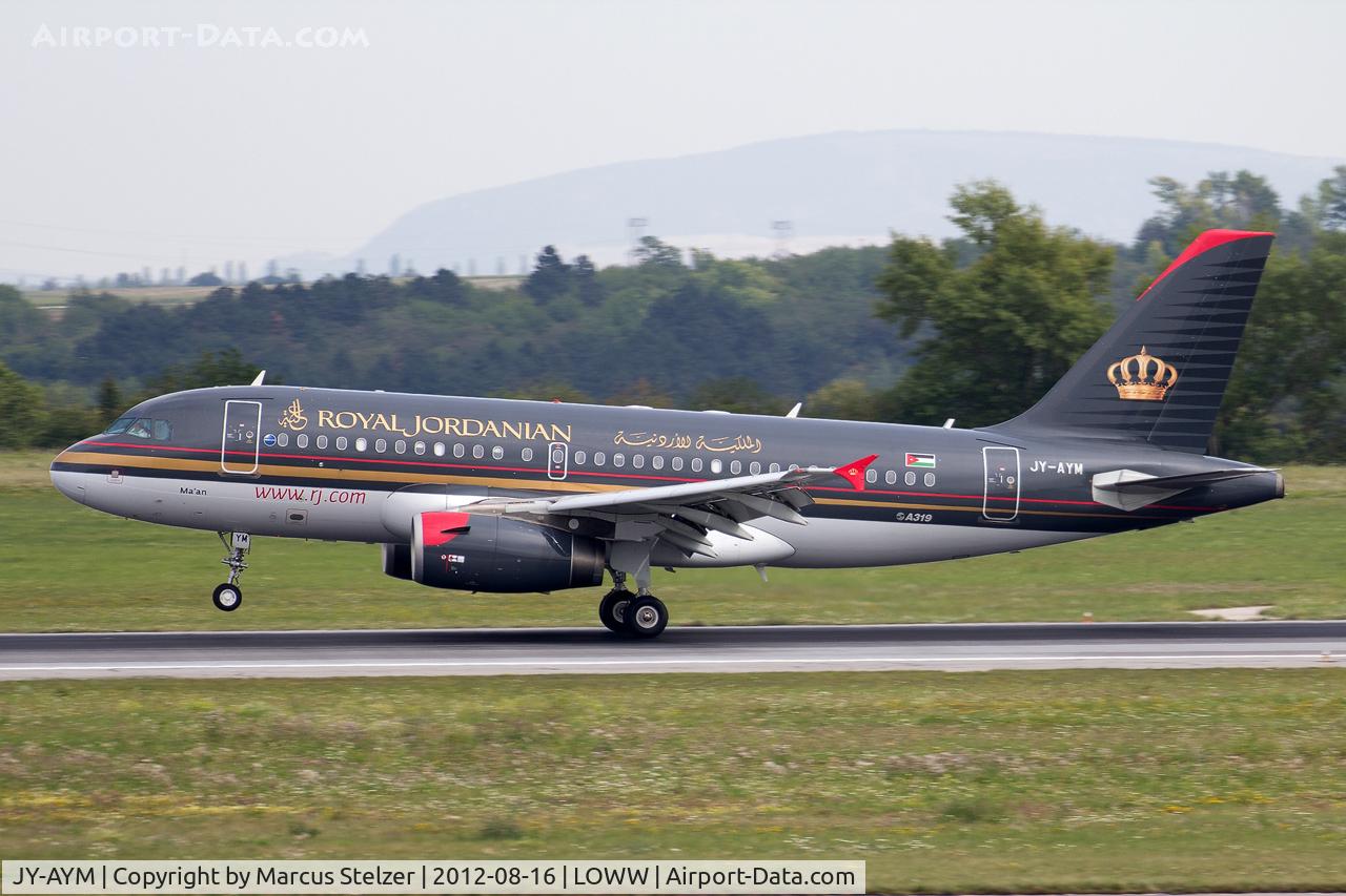 JY-AYM, 2008 Airbus A319-132 C/N 3685, Royal Jordanian Airline 
Airbus A319-132