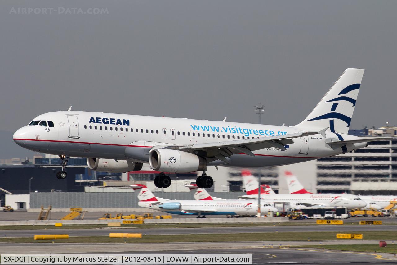 SX-DGI, 2007 Airbus A320-232 C/N 3162, Aegean Airlines 
Airbus A320-232