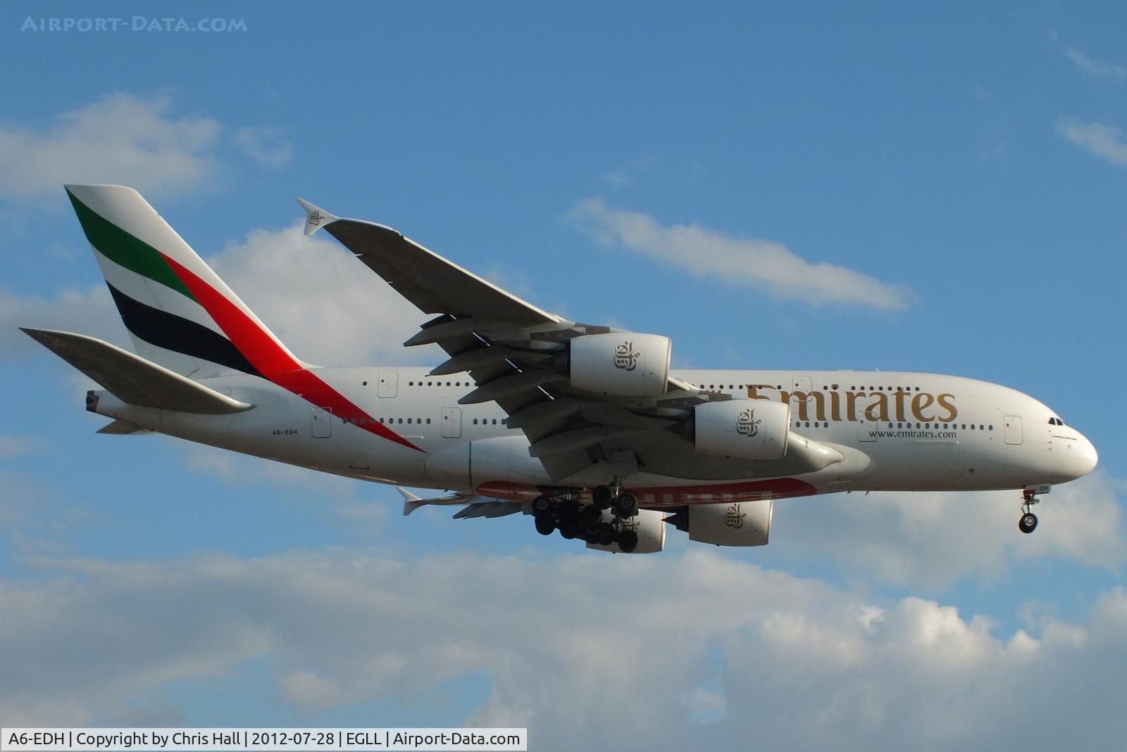 A6-EDH, 2009 Airbus A380-861 C/N 025, Emirates