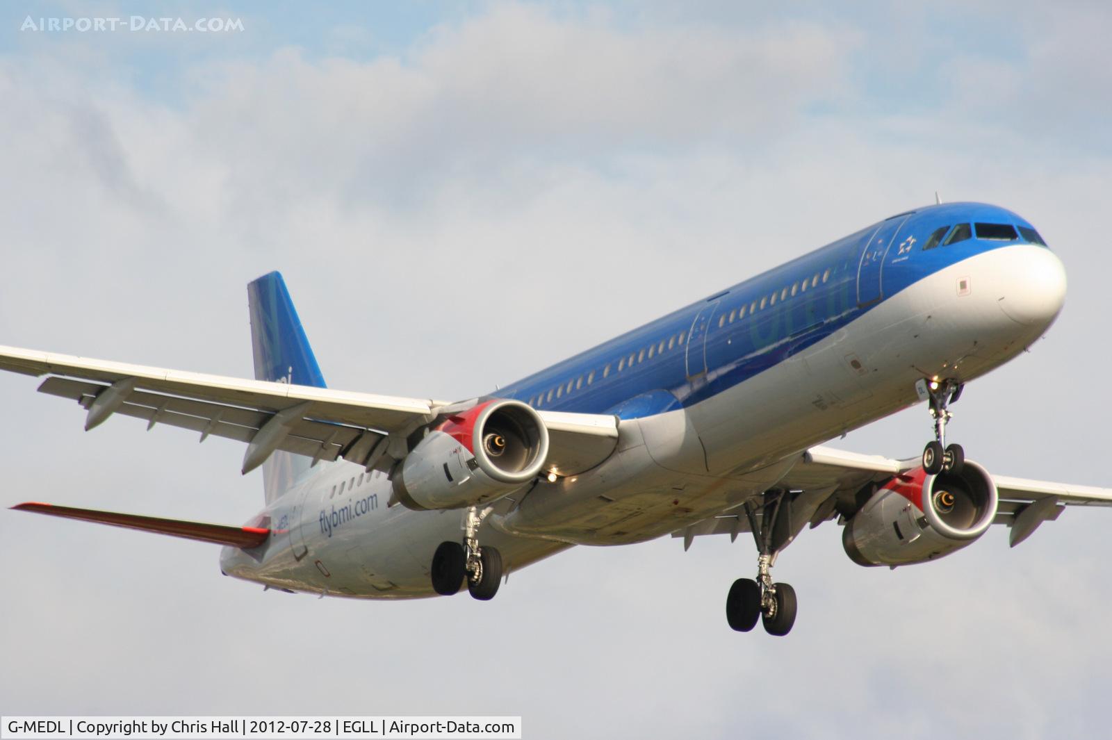 G-MEDL, 2006 Airbus A321-231 C/N 2653, BMI - British Midland