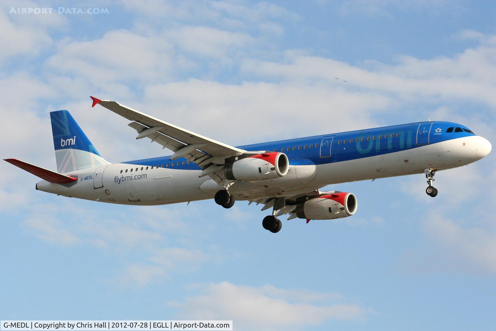 G-MEDL, 2006 Airbus A321-231 C/N 2653, BMI - British Midland