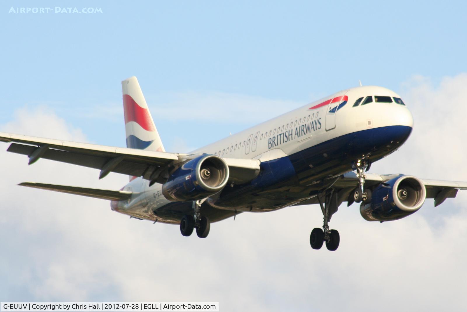 G-EUUV, 2008 Airbus A320-232 C/N 3468, British Airways