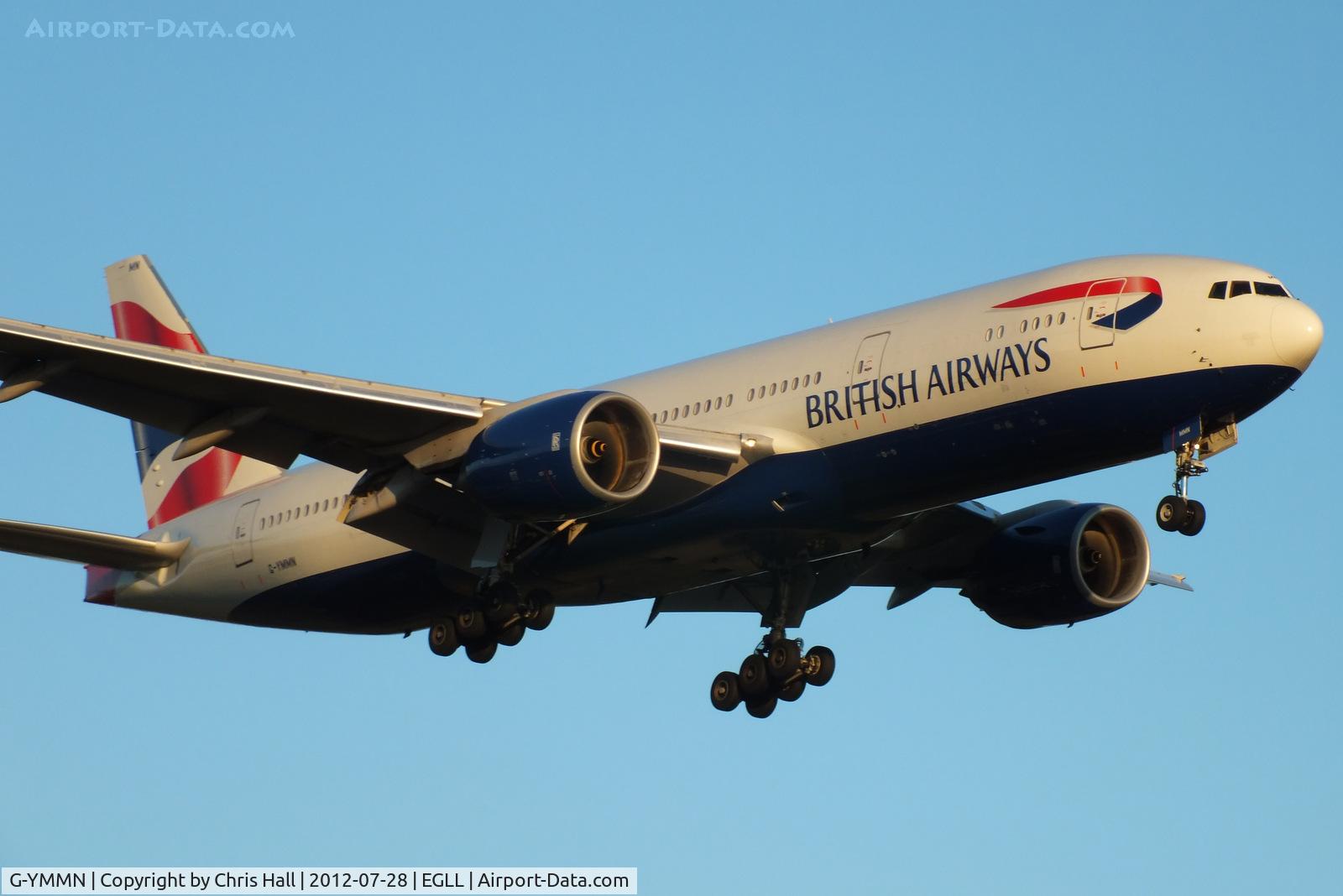 G-YMMN, 2001 Boeing 777-236 C/N 30316, British Airways