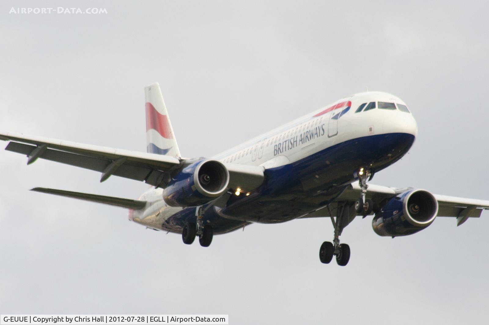 G-EUUE, 2002 Airbus A320-232 C/N 1782, British Airways