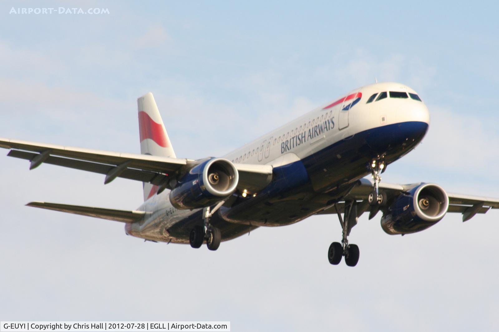 G-EUYI, 2010 Airbus A320-232 C/N 4306, British Airways