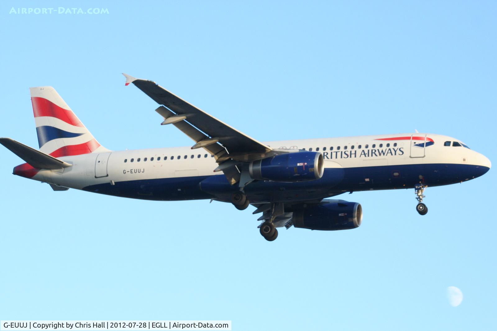 G-EUUJ, 2002 Airbus A320-232 C/N 1883, British Airways