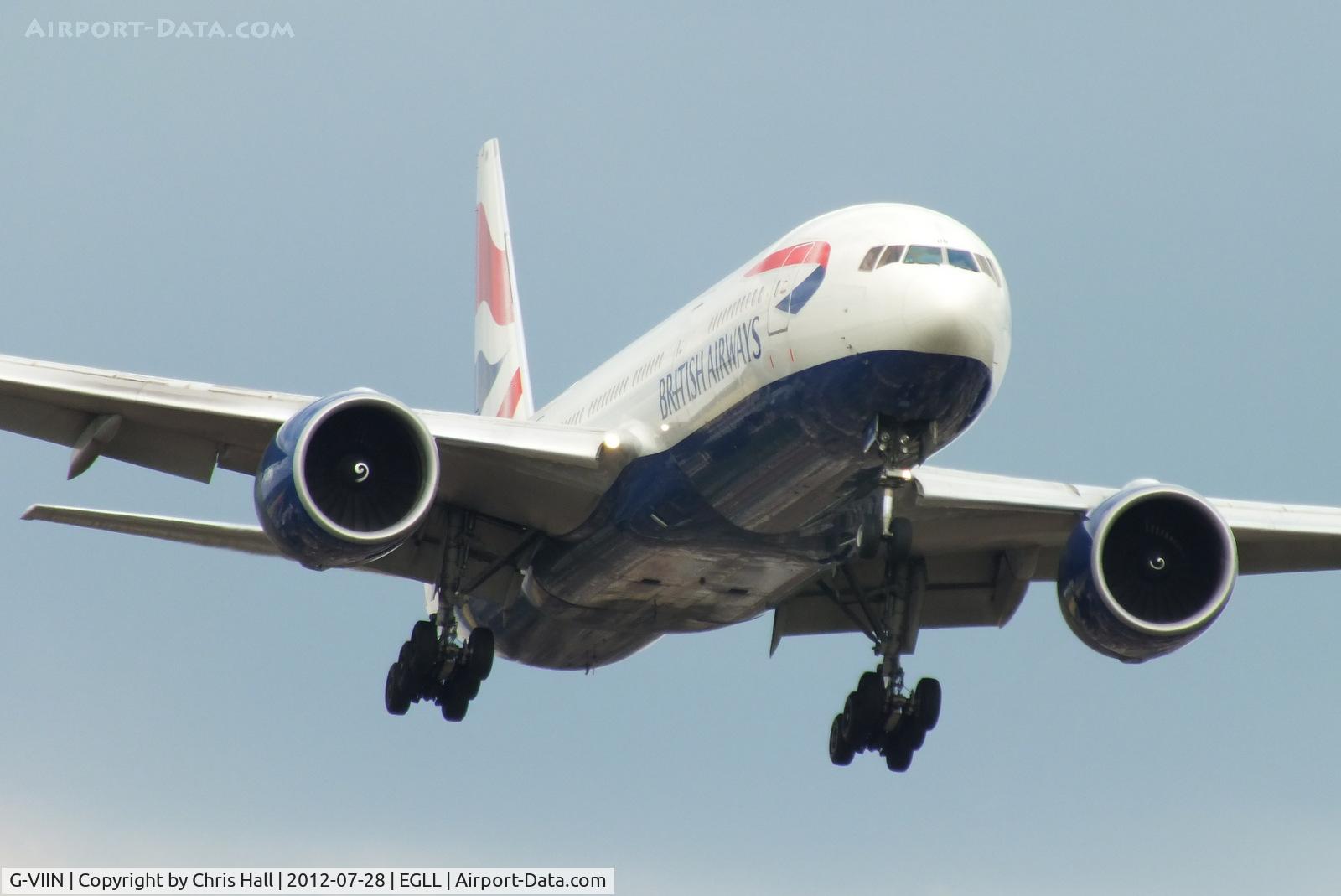 G-VIIN, 1998 Boeing 777-236 C/N 29319, British Airways