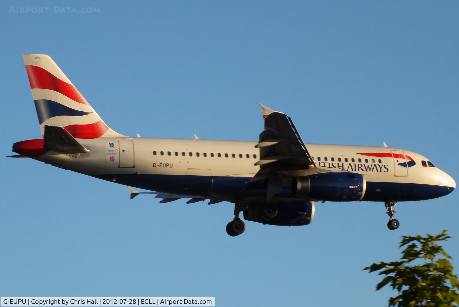 G-EUPU, 2000 Airbus A319-131 C/N 1384, British Airways