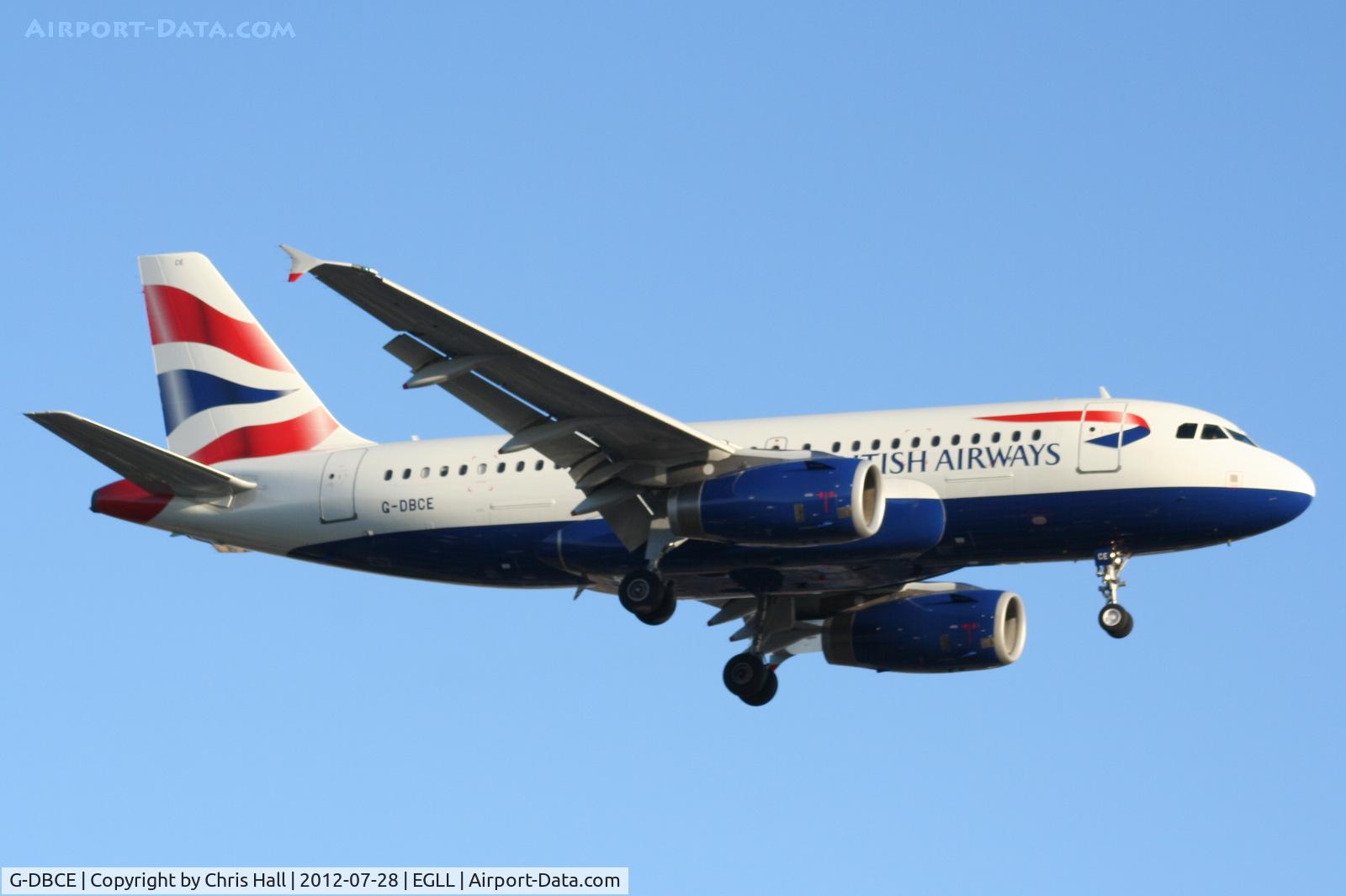G-DBCE, 2005 Airbus A319-131 C/N 2429, British Airways